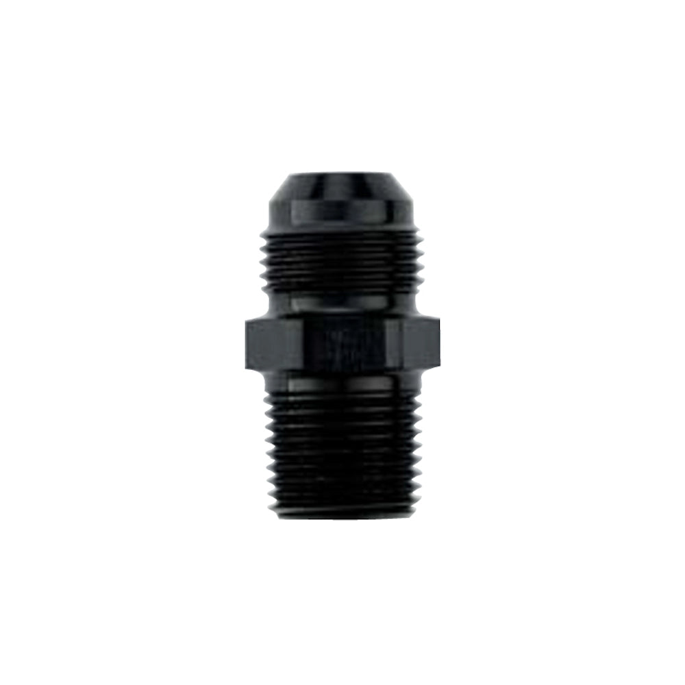 XRP - Straight NPT Male to A.N. Male Adapter - Black - Aluminum