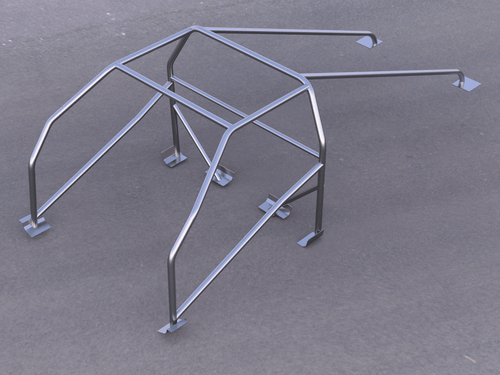 PMR Chromoly 1970 - 1976 Plymouth Duster 8.5 SFI Roll Cage Driver Side Glamour Shot 