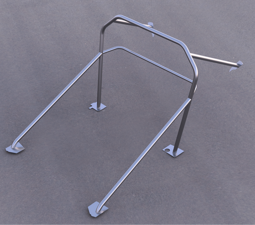 2008 - 2023 Dodge Challenger Chromoly 6pt Roll Cage Driver Side PMR