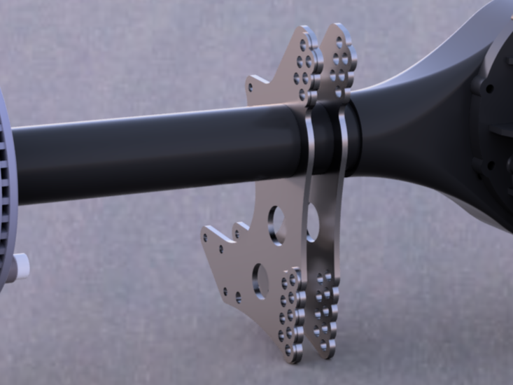 PMR 4-Link Housing Brackets w/Doublers