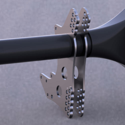 PMR Chromoly 4-Link Housing Brackets w/Doubler Glamour Shot
