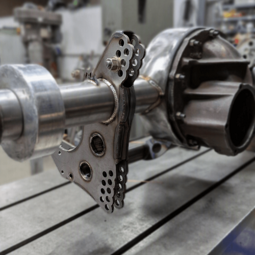 PMR Chromoly 4-Link Housing Brackets Installed