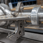PMR Chromoly 4-Link Housing Brackets Installed Front