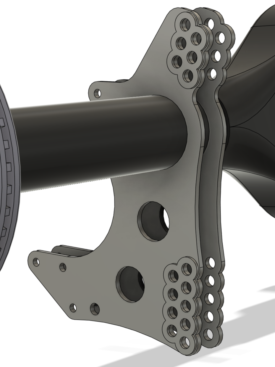 PMR 4-Link Housing Brackets w/Doublers