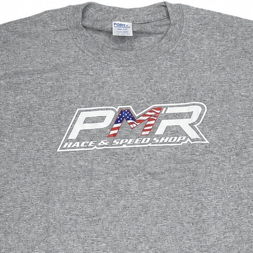 PMR Race and Speed Light Grey Logo T-Shirt