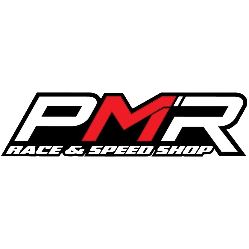 PMR Race & Speed Shop logo on a white background