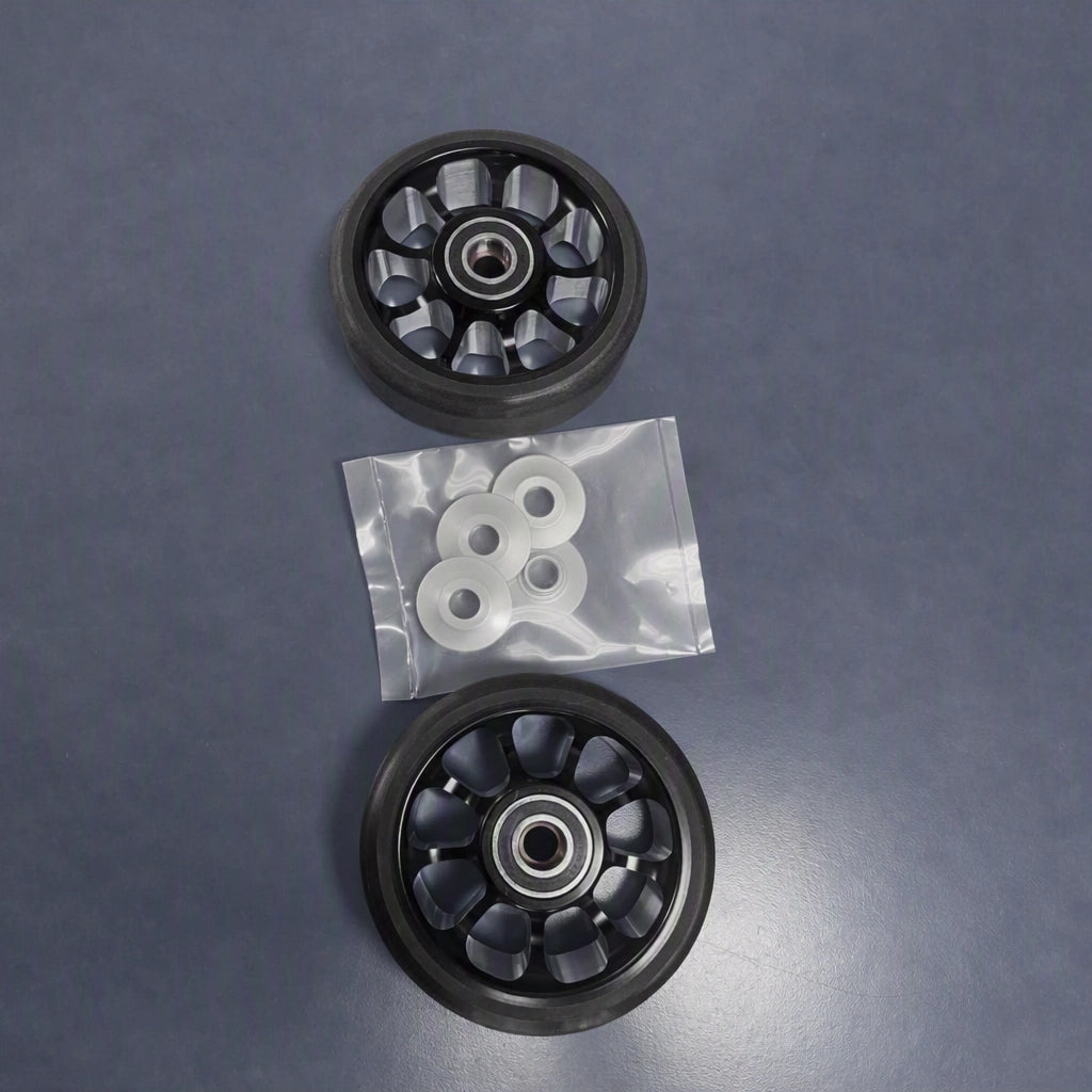 PMR Billet Wheelie Bar Wheels – Black