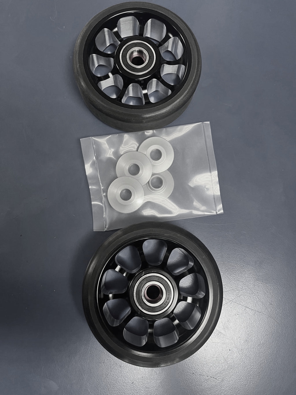 PMR Billet Wheelie Bar Wheels – Black
