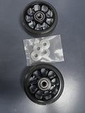 PMR Billet Wheelie Bar Wheels – Black