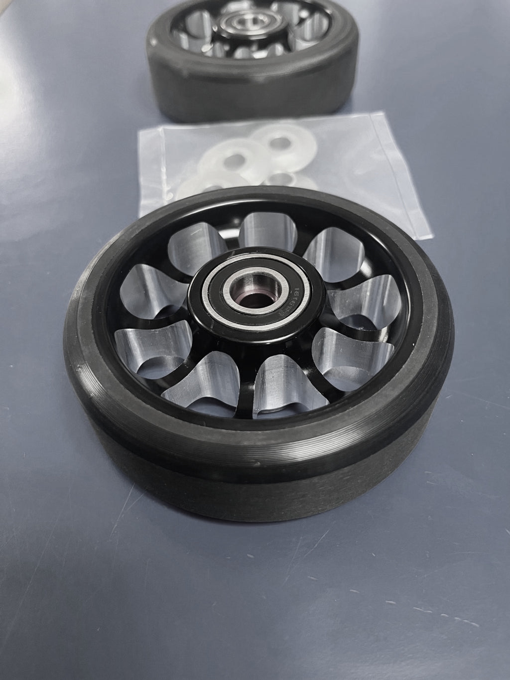 PMR Billet Wheelie Bar Wheels – Black