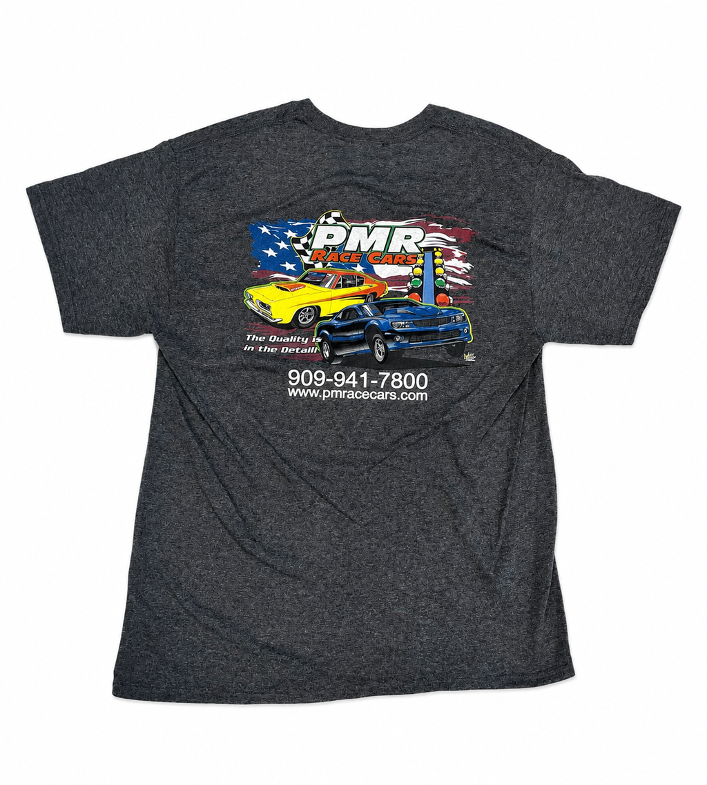 PMR Race Cars Heather Black T-Shirt