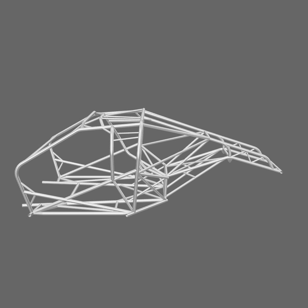 PMR Chromoly 2008 - 2023 Dodge Challenger 25.2 / 25.3 Roll Cage Kit 3D model 