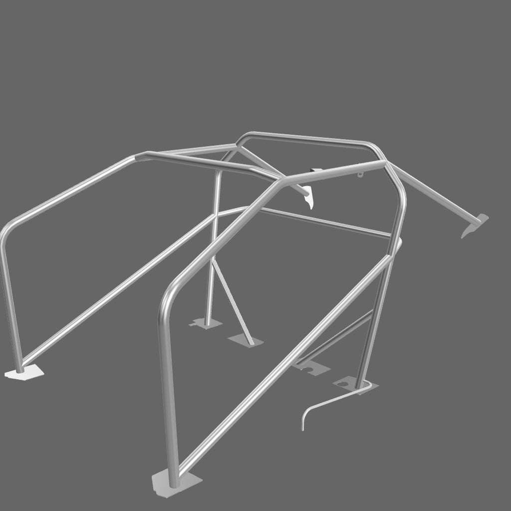 PMR Chromoly 2008 - 2023 Dodge Challenger 8.5 SFI Roll Cage Kit 3D model 
